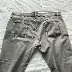 7 For All Mankind Gray Jeans Size 40 30” Inseam